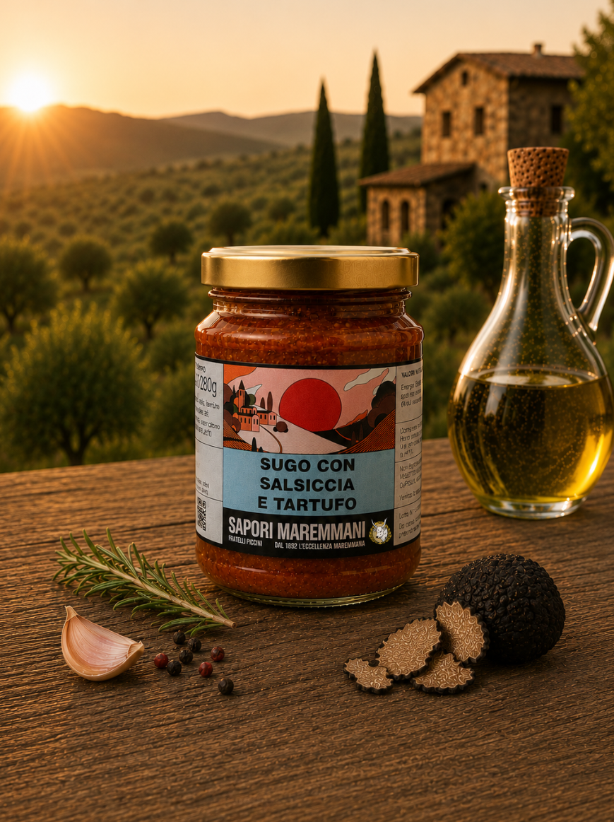 Sugo con salsiccia e tartufo