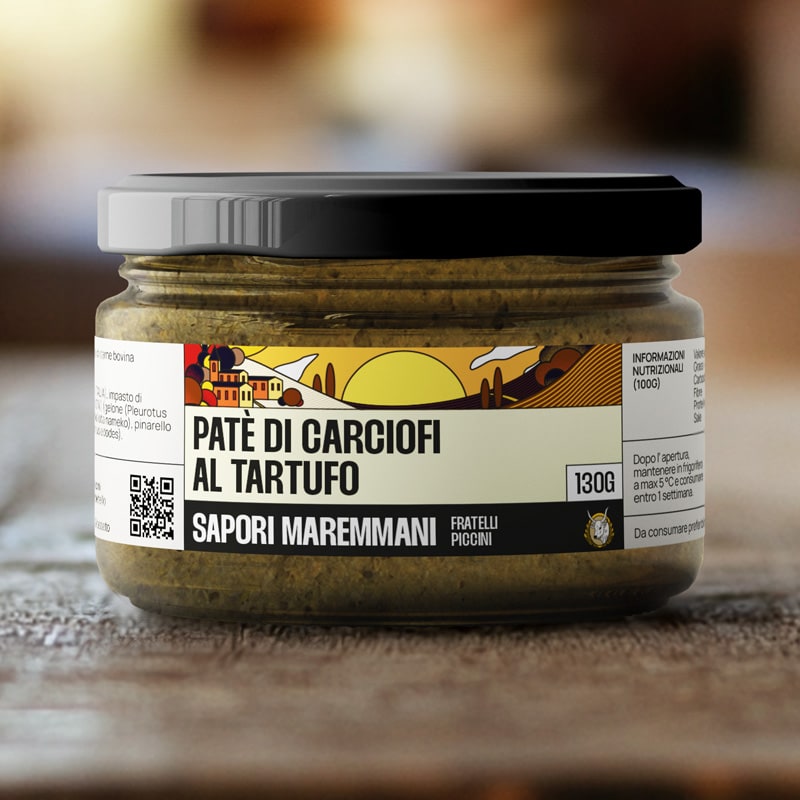 Paté di carciofi al tartufo