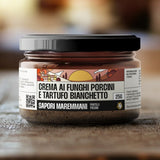 Crema ai funghi porcini e tartufo bianchetto