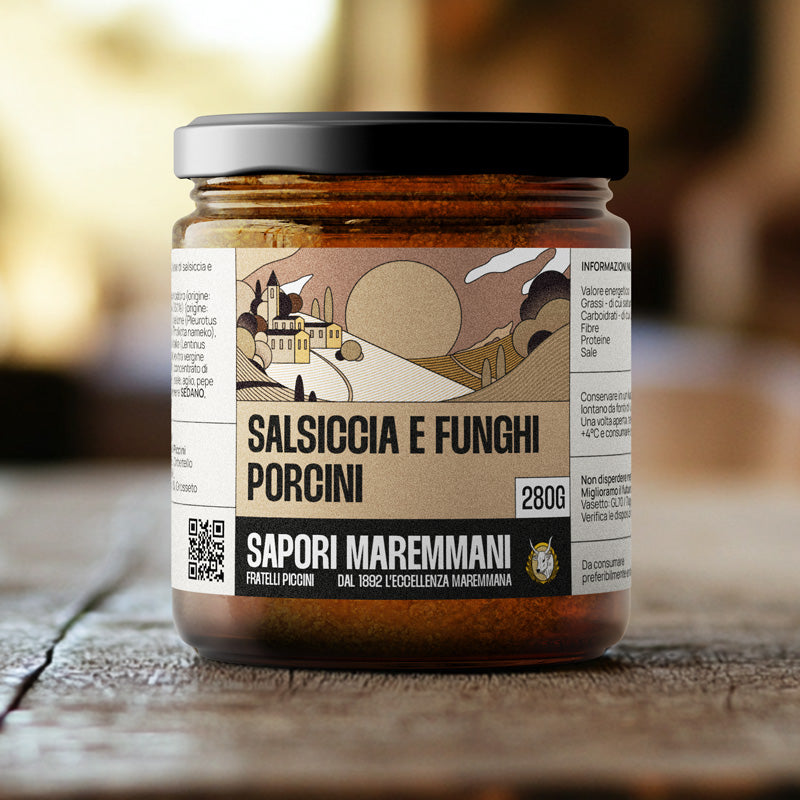 Sugo salsiccia e funghi porcini